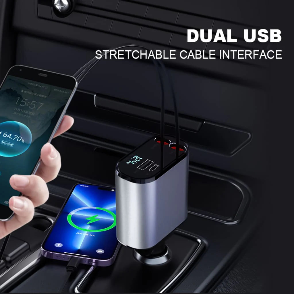 Retractable Fast Car Charger