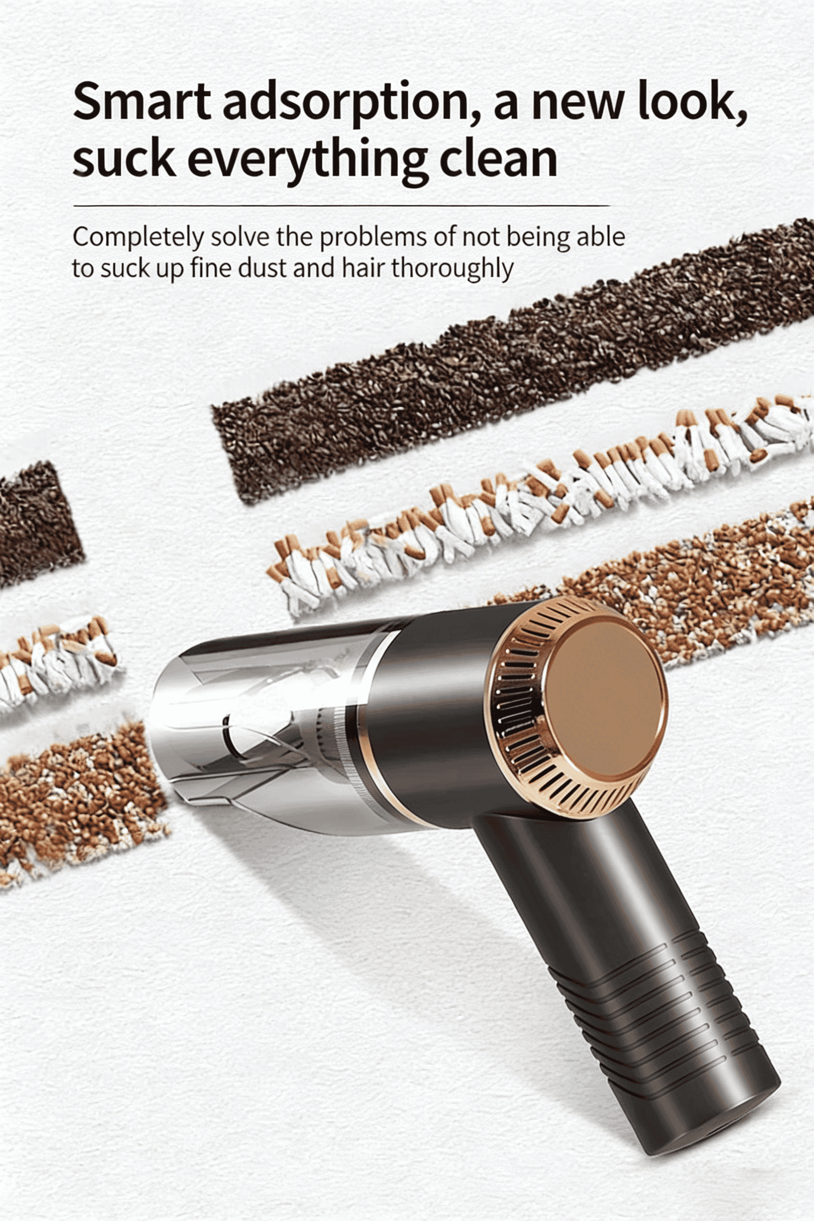 Car Vacuum Cleaner, Wireless Rechargeable, Handheld & Compact, for Car & Home Use, Dual-Purpose, Strong Suction, High Power