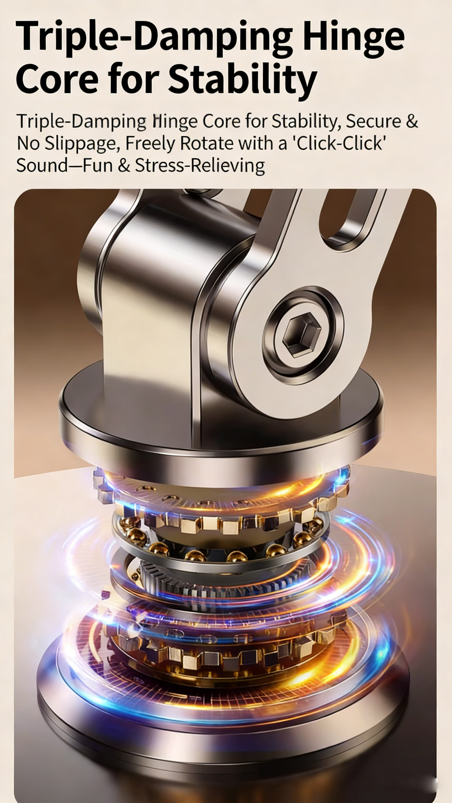 2026 New Aluminum Alloy Phone Tablet Stand - Foldable Height-Adjustable Desktop Holder for Live Streaming Drawing Online Classes