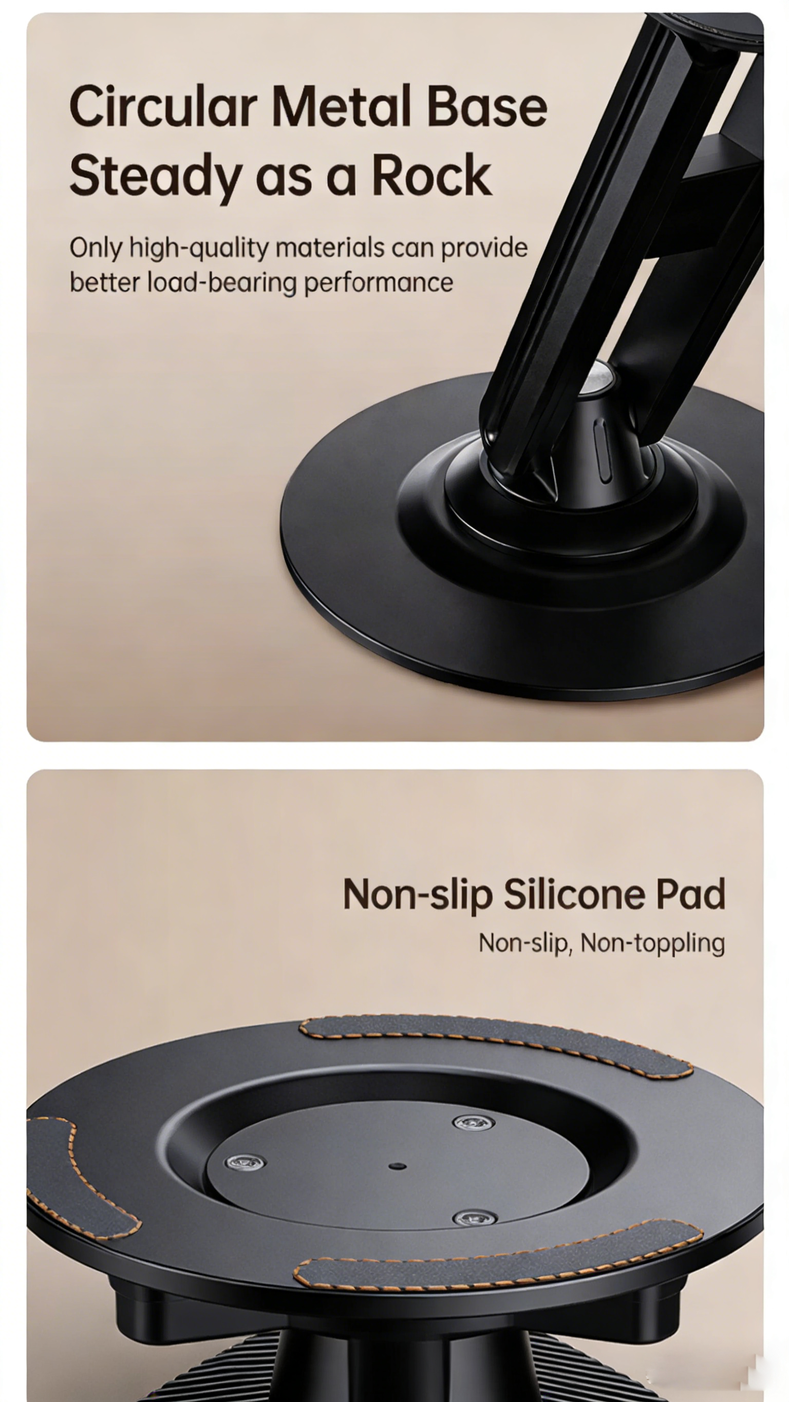 thetree Rotatable Phone & Tablet Stand 2025 | Metal Portable Foldable 360° Adjustable Desktop Holder for iPad, Pro & Devices - Ideal for Studying, Drawing, Gaming