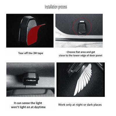 Angel Wing Car Door Lights